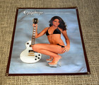 Banner Poster EPIPHONE E-GITARRE Schild Mädchen Model