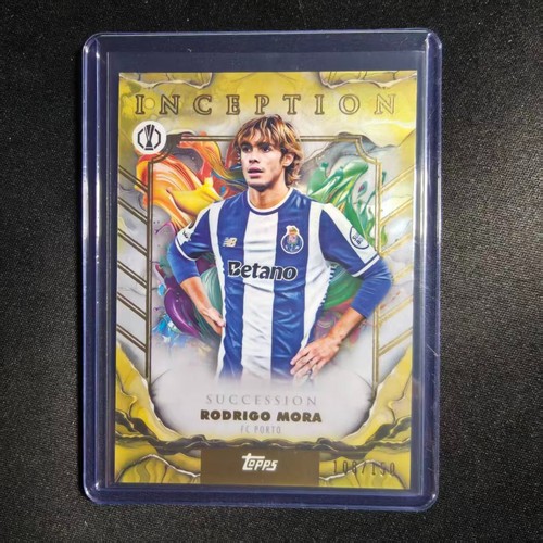 💤DZ 2025-26 TOPPS INCEPTION UEFA CLUB COMPETITIONS YELLOW /150 RODRIGO MORA