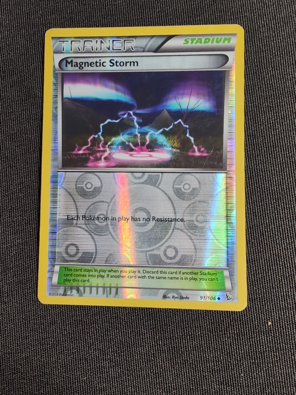 Magnetic Storm 91/106 Flashfire Reverse Holo