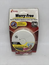Kidde Smoke Alarm P3010B Ten-Year Worry Free Talking Smoke Alarm NEW/SEALED!
