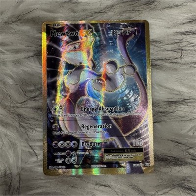 Mewtwo EX Full Art Ultra Rare Evolutions Holo Pokémon Card 103/108