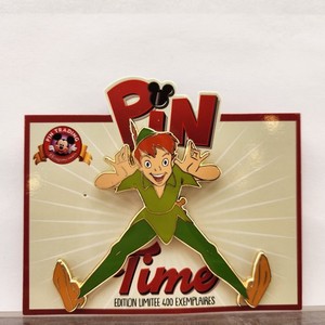 Peter Pan Pin Trading Time PTT Jumbo DRLP Paris Disney Pin 