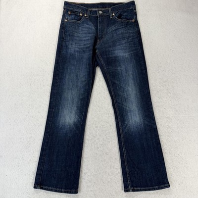 Levis 527 Jeans Mens 32x30 Blue Medium Wash Slim Bootcut Stretch Denim Casual