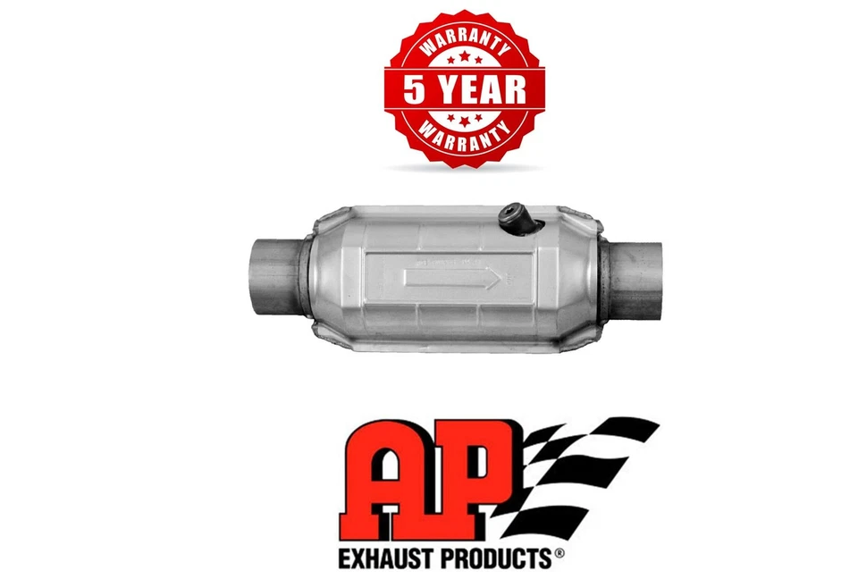 Convertidor catalítico de carga pesada de escape AP de 2,25" verdadero OBDII - 608265 Foto 2 de 4