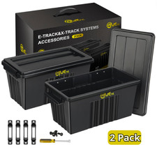 2 Pack E-Track Basket| E Track Box Storage Bin for E-Track Accessories for En...