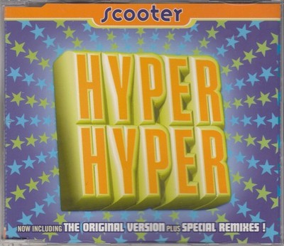 SCOOTER Hyper Hyper Re-Issue MCD 1994 RAR 90s Club / Techno Klassiker !