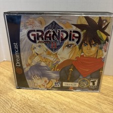 Grandia II 2 Sega Dreamcast Game disc Manual w/ reg Tested Working VG Condtion
