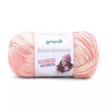 GR&Uuml;NDL WOLLE SCANDINAVIA KORALLE NATUR 100 G NEU