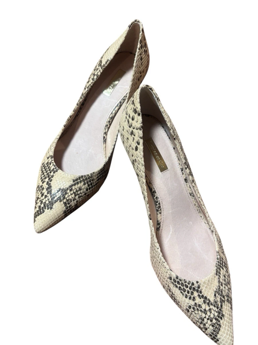 Escarpins à Talons Moyen Gitana Imprimé Serpent – Louise Et Cie – Taille 39