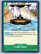 ONE PIECE COFFIN BOAT THE AZURE SEA'S SEVEN OP14-039 UNCOMMON NM A26817 FREE S&H