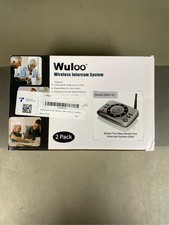 Hands-Free Intercoms Wireless for Home Business, Wuloo Upgrade Two Way Audio Int