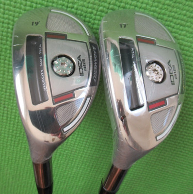 Mint in plastic LH Adams idea a12 2 17 and 3 19 hybrid set.  X flex. Left hand.