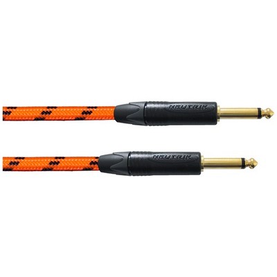 Cordial Instrumentenkabel Blacklight Ed. 6PP-O 6,0 m NEUTRIK 2 x Klinke 6,3 m...