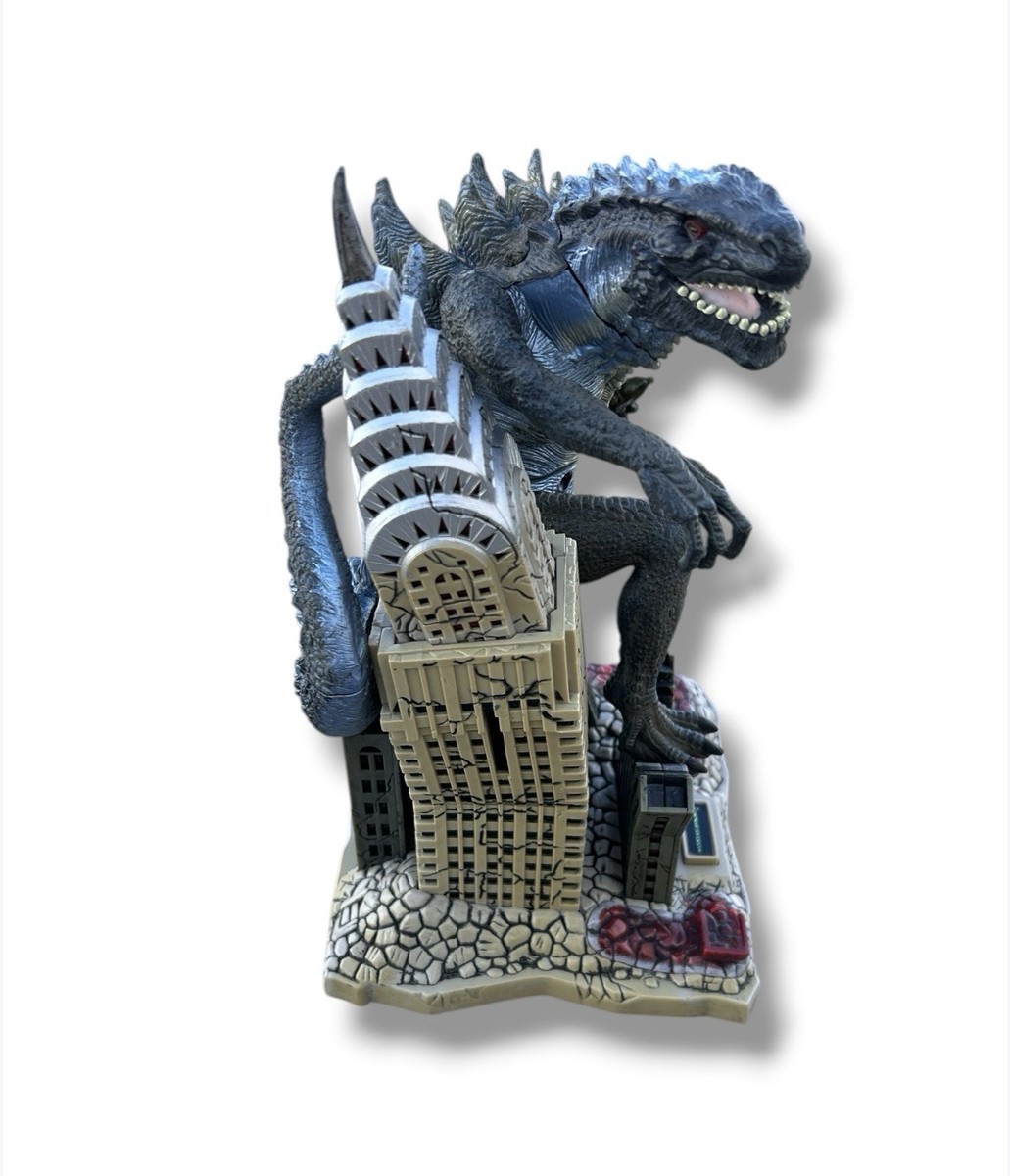 Vintage Godzilla Movie Figure with Empire State Building 1998 TOHO