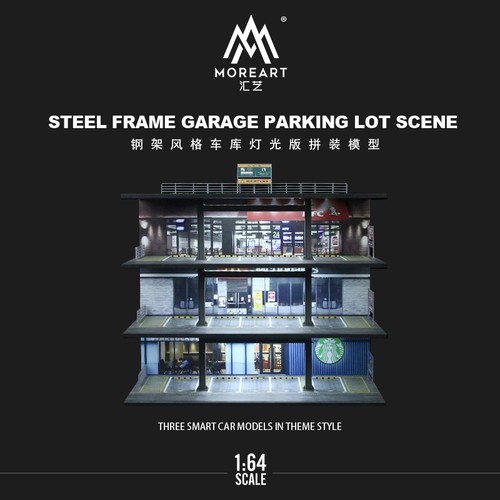 Diorama 1/64 Car Garage Model City Street View Building Scene Display Model Gift - Picture 66 of 77