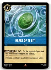 Heart of Te Fiti 168/204 Rare Fabled Lorcana TCG NM