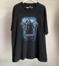 Vintage The Matrix Shirt Movie Keanu Reeves Original XL