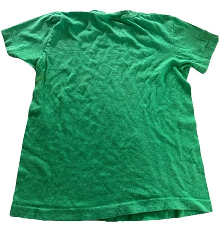 Vintage Y2K Fox Racing T-Shirt Green Boys Medium Faded - Picture 4 of 4