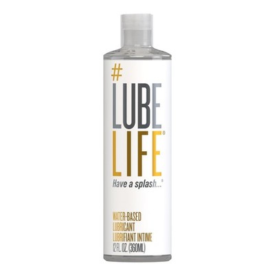 LubeLife Water-Based Lube   Personal Lubricant for Men, 12 Fl Oz (Pack of 1) 