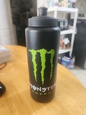 Monster Energy Water Bottle 32 OZ. SPORTS FITNESS Squeeze Bottle