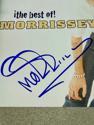 モリッシー　Morrissey サイン入り写真 MORRISSEY SIGNED VINYL! Authenticated Signature! Morrissey Gifts