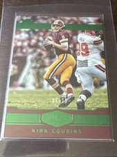 2016 Panini Plates &amp; Patches - Kirk Cousins #98 Green /25