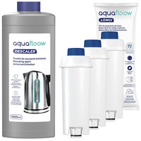 Pflegeset FüR Delonghi Kaffeevollautomaten 3X Wasserfilter Entkalker 1L
