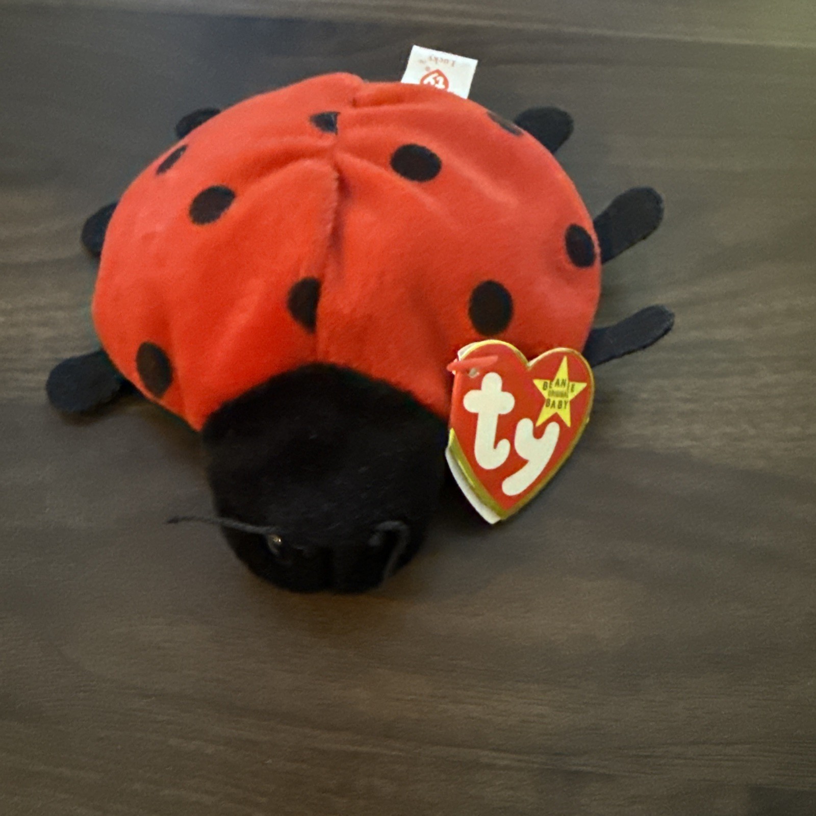Vintage Ty Beanie Baby “Lucky” Ladybug 1993 PVC Pellets w/ Tags Retired