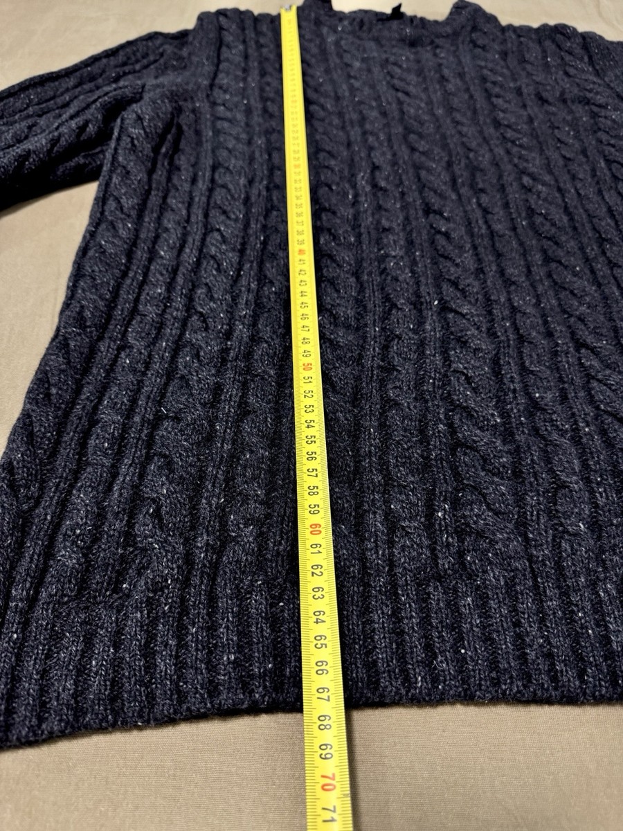 ✓Burberry London drivers cable knit XL