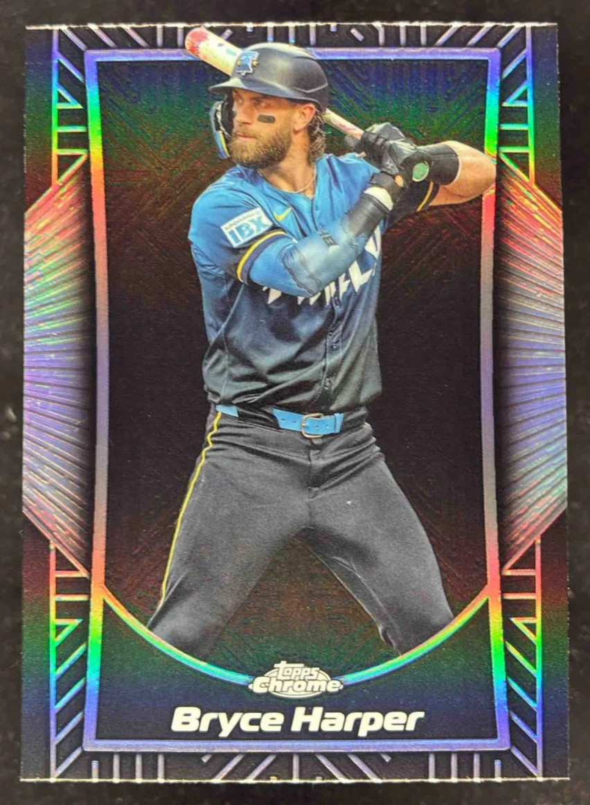 2025 Topps Chrome Shadow Etch #SE-4 Bryce Harper