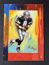 1997 Topps Gallery Troy Aikman Peter Max Art Card Cowboys Card #PM8