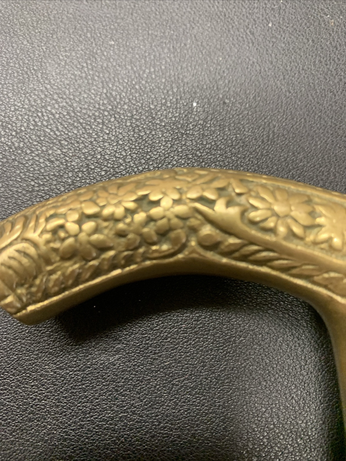 Brass solid Vintage Head Handle  Walking Stick Ca… - image 2