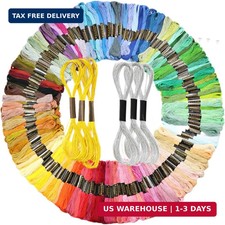 156 Embroidery Floss Rainbow Thread for Embroidery, Cross Stitch Thread, Craft