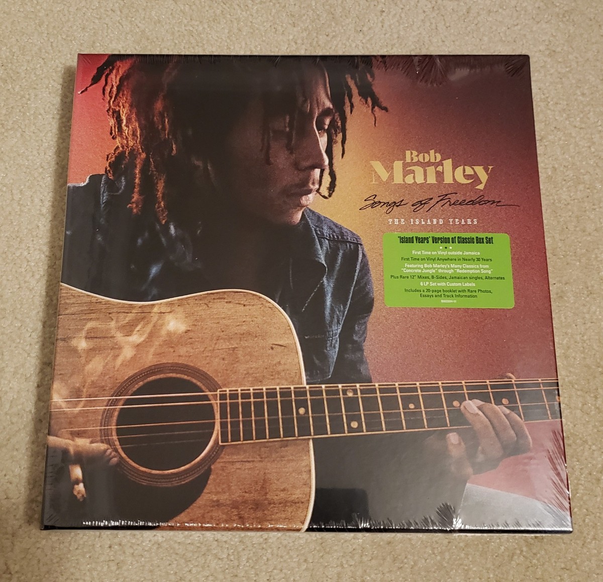 BOB MARLEY Songs of Freedom: The Island Years 6LP Vinyl Box Set | eBay
