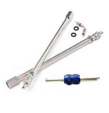 Dual Valve Stem Extension 2PCS 6" 150MM Dual Wheels Valve Stem Extenders 6