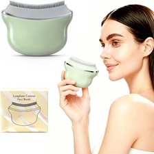 Lymphatic Drainage Face Brush - Silicone Massager for Glowing Skin Sculpting