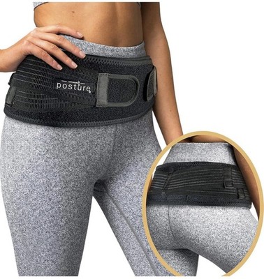 Posture Sacroiliac Hip Belt Alleviates Sciatic, Lower Back, Sacral Nerve Pain XS