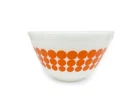 Vintage Pyrex Orange New Dots Mixing Bowl 401 1 1/2 Pt. Excellent Condition