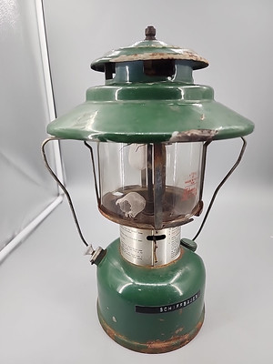 Vtg 1976 Coleman Dual Mantle Big Hat 228J195 Lantern USA