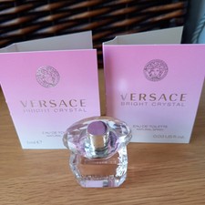 VERSACE BRIGHT CRYSTAL EDT 5ml Miniature + 2 x 1ml mini sprays
