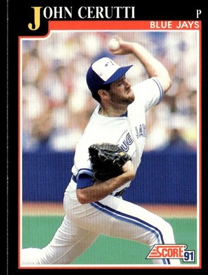 1991 Score John Cerutti Toronto Blue Jays #786