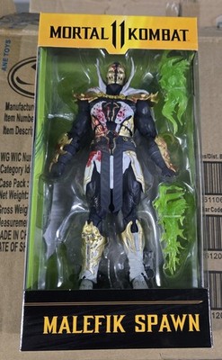 McFarlane Toys Mortal Kombat 11 Malefik Spawn Bloody Gold Variant 7'' Figure