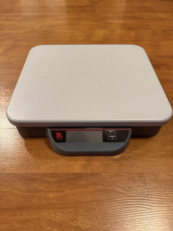 Ohaus i-C12P9 Courier 1000 Shipping Scale, 44 lb x 0.02 lb, 11 in x 12.4 in