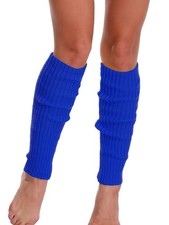 Retro Women 80s Adult Ribbed Knitted Leg Warmers Crochet Long Boot Socks Y2K ...