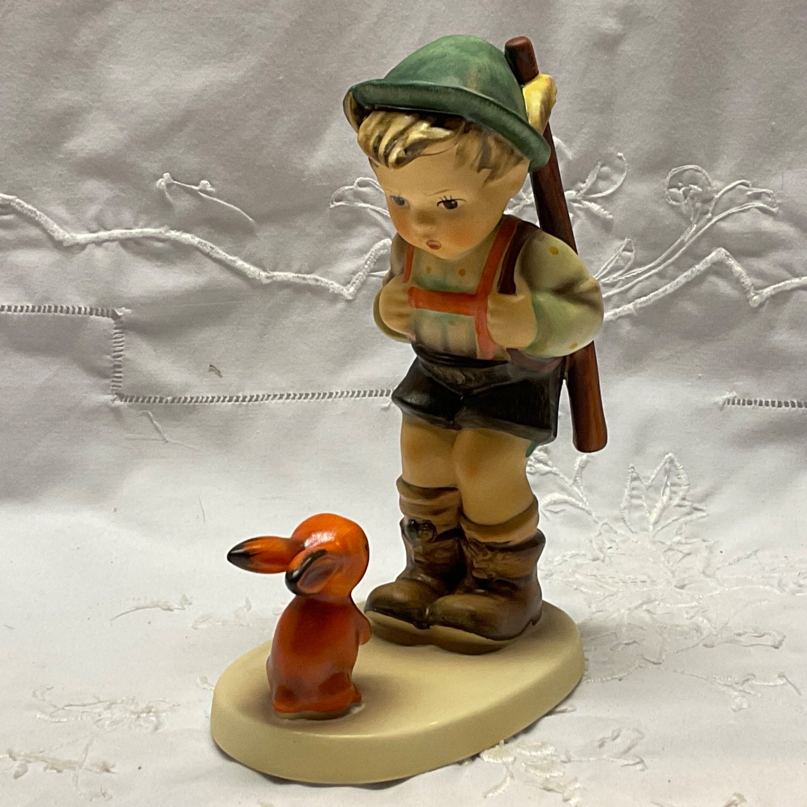 GOEBEL HUMMEL “SENSITIVE HUNTER” FIGURINE # 6/1  TMK 5  (5 1/2”)