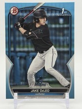 2023 Bowman Jake DeLeo Paper Sky Blue /499 Miami Marlins