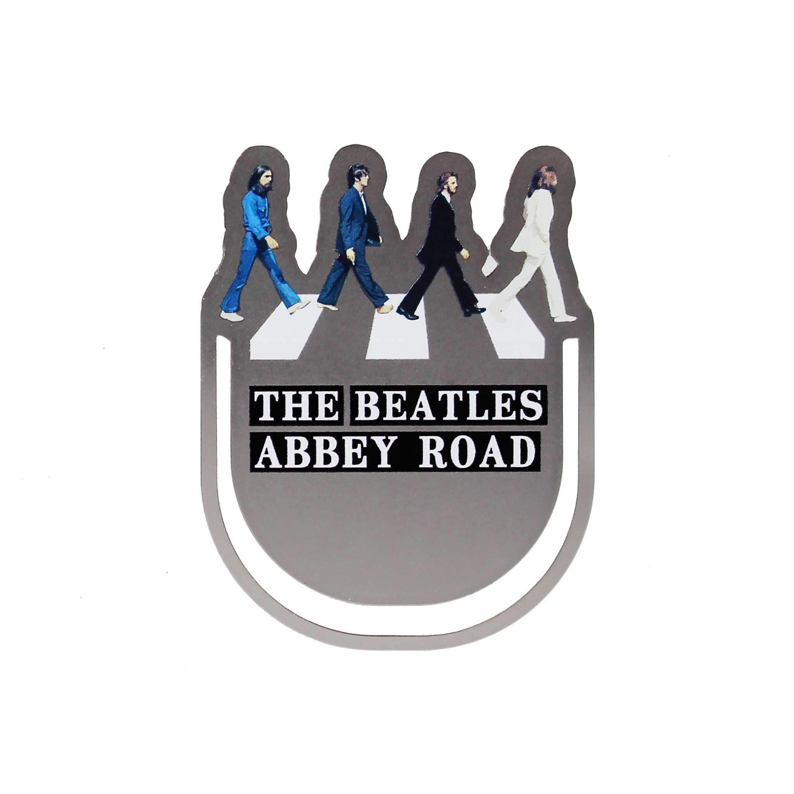 NEW The Beatles Abbey Road Sign Metal Bookmark