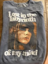 Taylor Swift Midnights Sweatshirt Size M Lost in the Labyrinth of My Mind