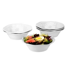 Melamine Dinner Bowls, Salad Bowls Soup Bowls, Shatter Resistant, 7 inch, set...