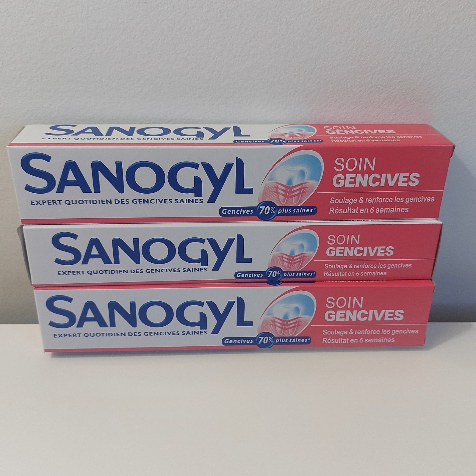 SANOGYL SOIN GENCIVES, {3 PACK } 75ML Each 